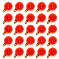 View G40 Candelabra Screw Base Transparent Amber (25 pack)