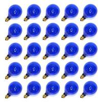 View G40 Candelabra Screw Base Transparent Blue (25 pack)