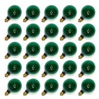 View G40 Candelabra Screw Base Transparent Green (25 pack)