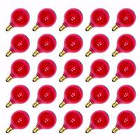 View G40 Candelabra Screw Base Transparent Pink (25 pack)