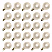 View G50 Candelabra Screw Base Pearl White (25 pack)