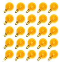 View G50 Intermediate Screw Base Transparent Yellow (25 pack)