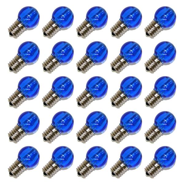 G30 Intermediate Screw Base Blue LED (25 pack)