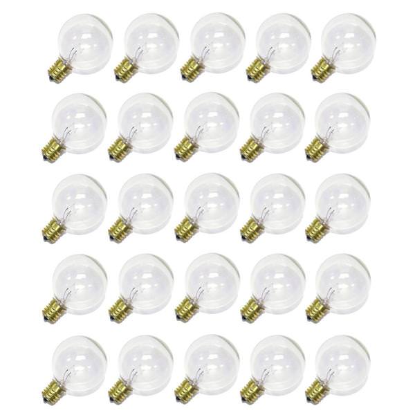 G50 Intermediate Screw Base Clear (25 pack)