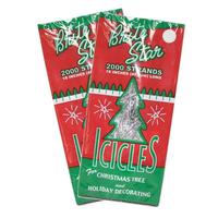 Brite Star Silver Tinsel Icicles (4,000 Strand Pack)