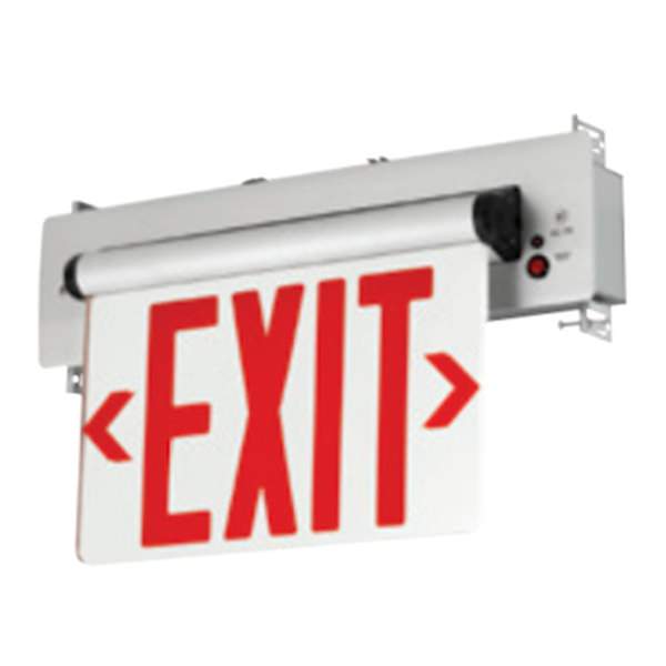 3.72 watt 120/277 volt Red Edge Lit Double Face LED