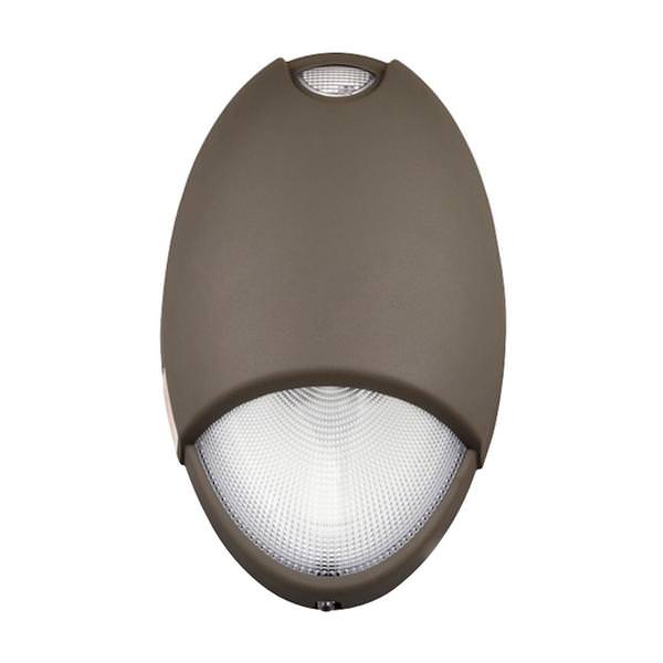 6 watt 120/277 volt 5500K Daylight Dark Bronze LED Emergency Light