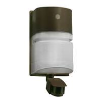 Hubbell 42 watt 120 volt Bronze CFL Wall Pack with Motion Sensor