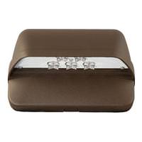 Hubbell 12.6 watt 120/277 volt 4000K Cool White Bronze 5 LED Wall Pack