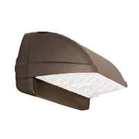 Hubbell 20.6 watt 120/277 volt 9 LED 4000K Cool White Bronze Type III Wall Pack LED