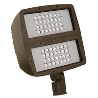 Hubbell 195 watt 480 volt 5000K Daylight White LED Flood Light With Surge Protector