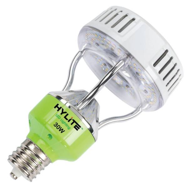 30 watt 100/277 volt Corn Cob Mogul Screw Base 5000K Daylight LED Post Top Lamp