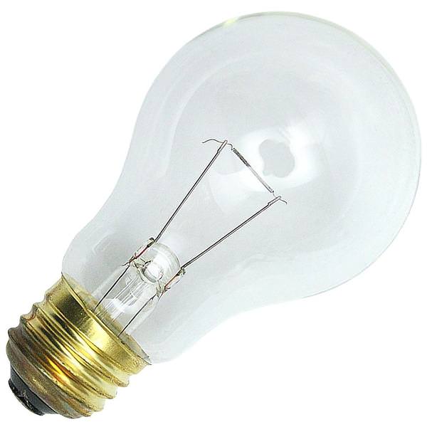 50 watt 34 volt A19 Medium Screw Base Frosted Glass