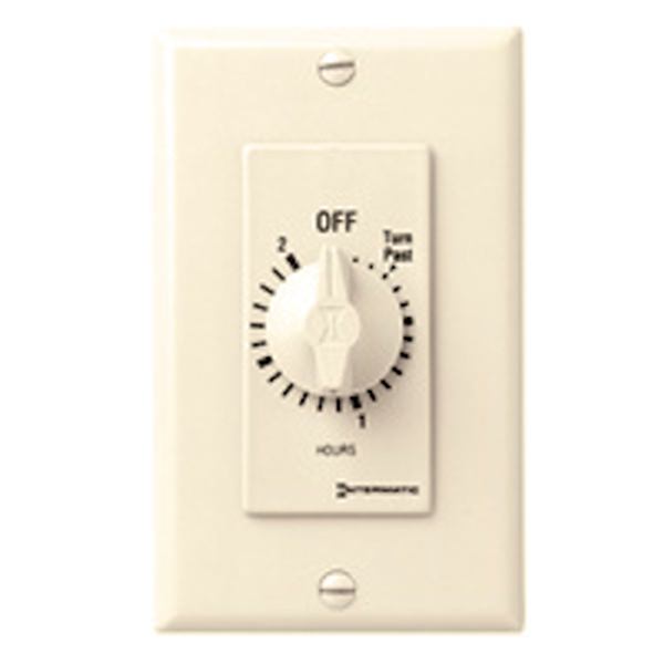 2 Hour 120-277 volt SPST Ivory Mechanical Timer