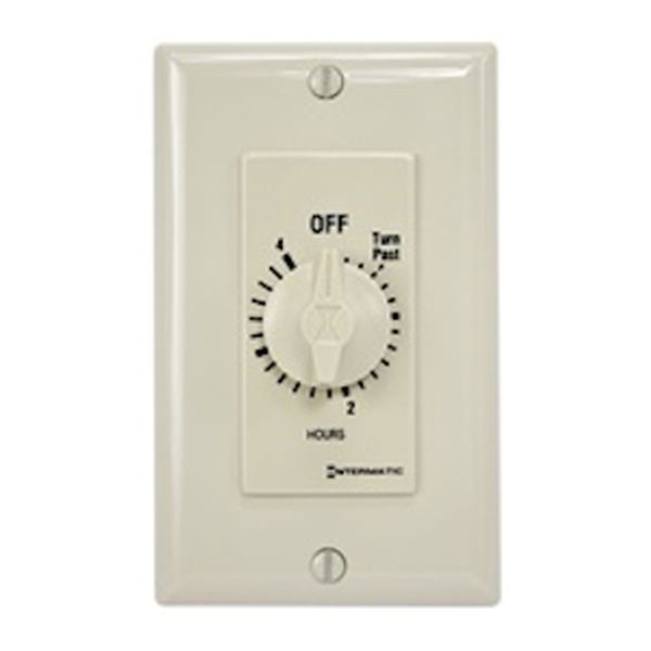 4 Hour 125-277 volt SPST Ivory Mechanical Timer