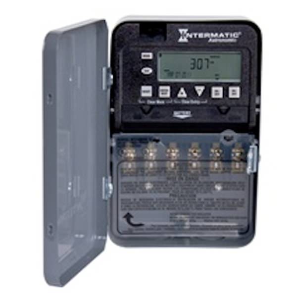 7 Day 30 amp 120/277 volt 2-Circuit SPST Astronomic Time Switch (Type 1 Steel Enclosure)