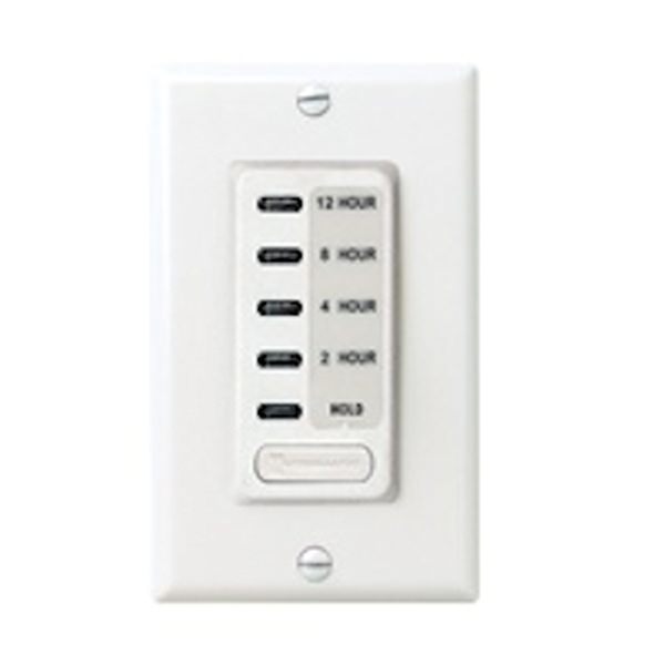 2/4/8/12 Hour 120 volt White Electronic Auto-Off Timer with Hold
