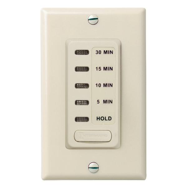 5/10/15/30 Minute 120 volt Light Almond Electronic Auto-Off Timer with Hold