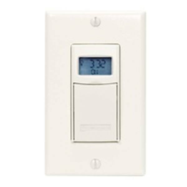1 Second to 24 Hours 24/277 volt 20 amp Light Almond Digital Auto-Off Timer