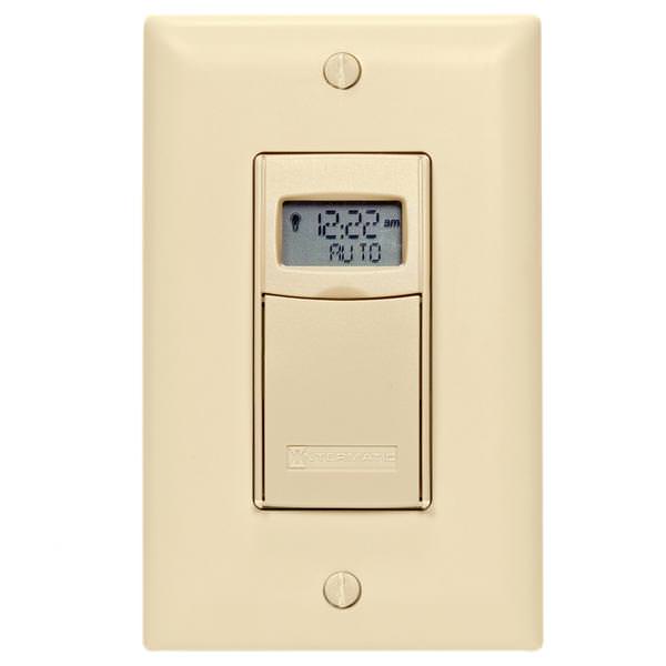 7 Day 24/277 volt 20 amp Ivory Digital Astro Timer