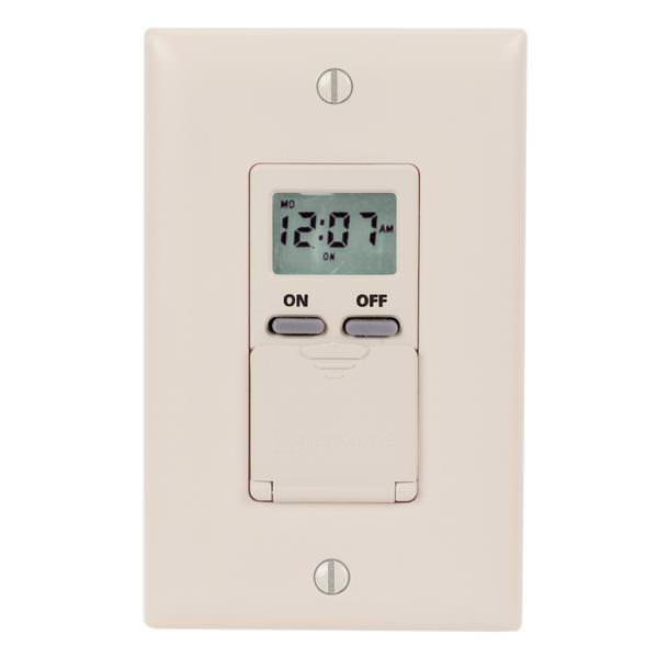7 Day 120 volt 15 amp Ivory Digital Timer