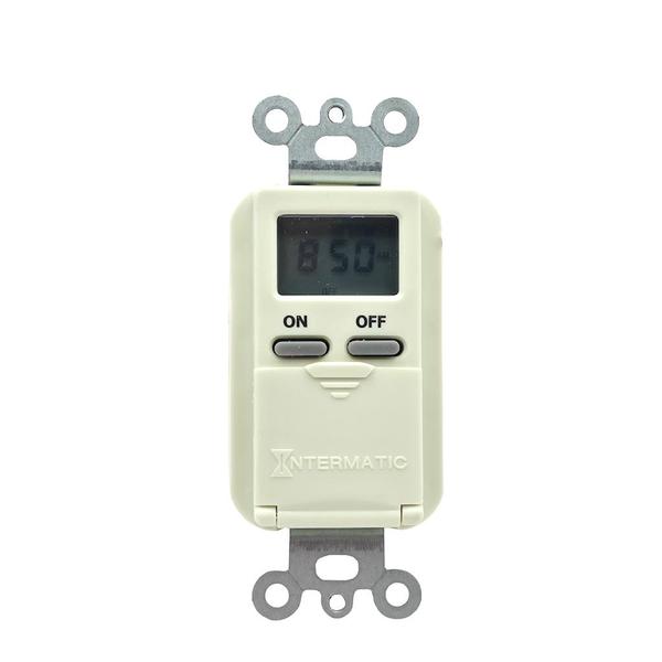 7 Day 120 volt 15 amp Light Almond Digital Timer