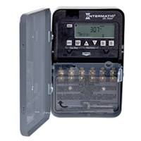 Intermatic 24 Hour 30 amp 120/277 volt 2-Circuit SPST Electronic Time Switch (Type 1 Steel Enclosure)