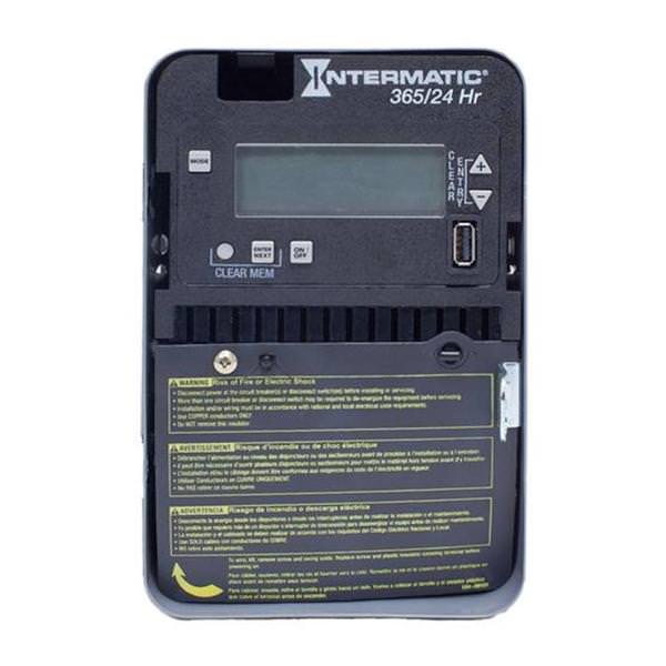 24 Hour 20 amp 120/277 volt SPDT Electronic Time Switch (Type 1 Steel Enclosure)