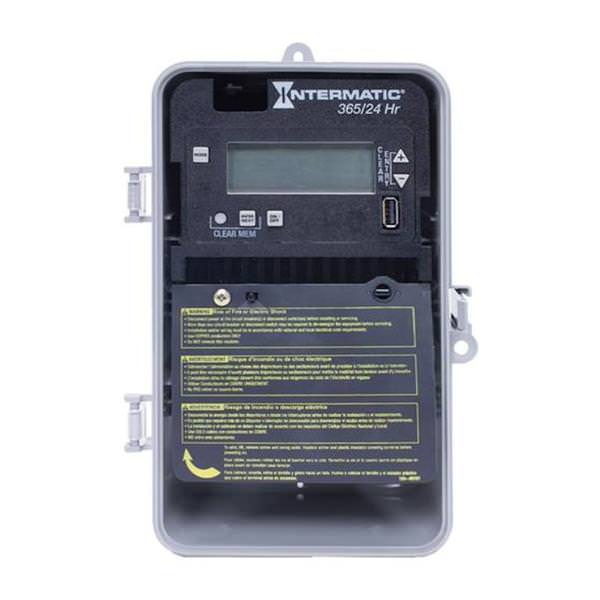 24 Hour 20 amp 120/277 volt SPDT Electronic Time Switch (Type 3 Plastic Enclosure)