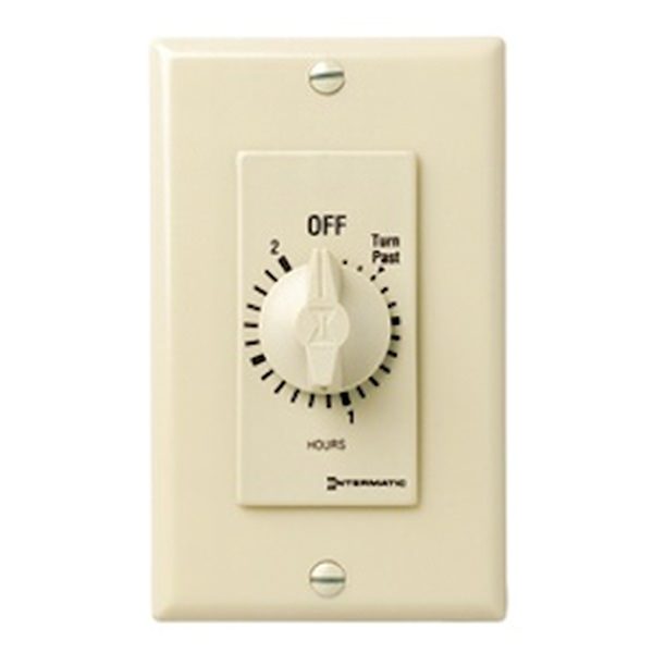 2 Hour 125-277 volt SPDT Ivory Mechanical Timer