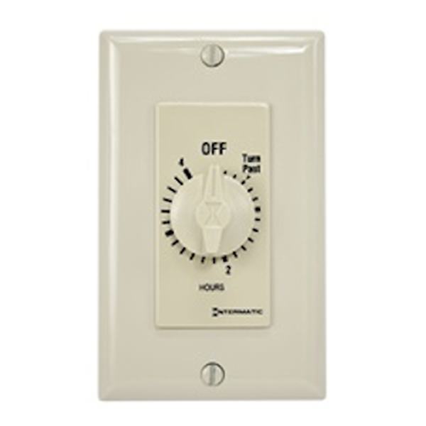 4 Hour 125-277 volt SPDT Ivory Mechanical Timer