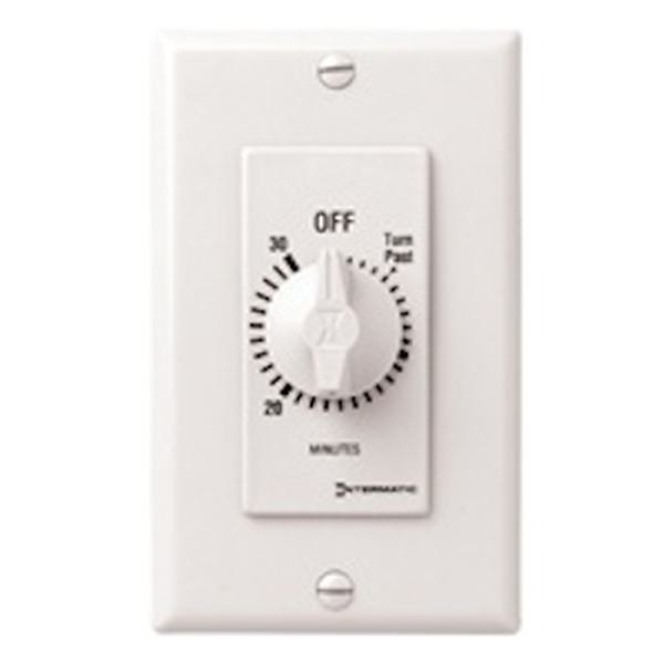 30 Minute 125-277 volt DPST White Mechanical Timer