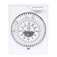 Intermatic 120 volt Stonedust White Single Gang Mechanical Heavy Duty Timer with Removable Trippers