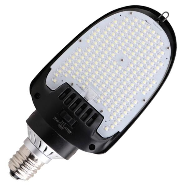 75/95/115 watt Mogul Screw Base Black Clear Lens Type III Tunable Power 270° Rotatable Base LED