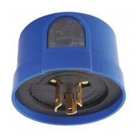 JD Lighting 120/277 volt 3-Pin Twist Lock Blue Surge Arrester Built-In Photocell
