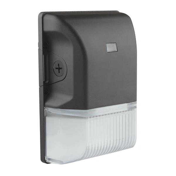 30 watt 120/277 volt CCT Selectable Bronze Finish Glass Lens LED Wallpack