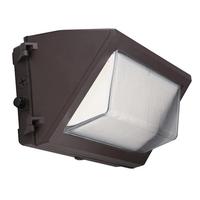 JD Lighting 150 watt 120/277 volt 5000K Bronze Finish Glass Lens LED Wallpack