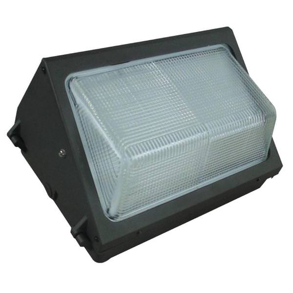 60 watt 120/277 volt 5000K Daylight Bronze Back Plate Mount LED Wallpack