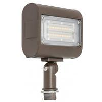 15 watt 120/277 volt 5000K Daylight Bronze Knuckle Mount LED Flood Light