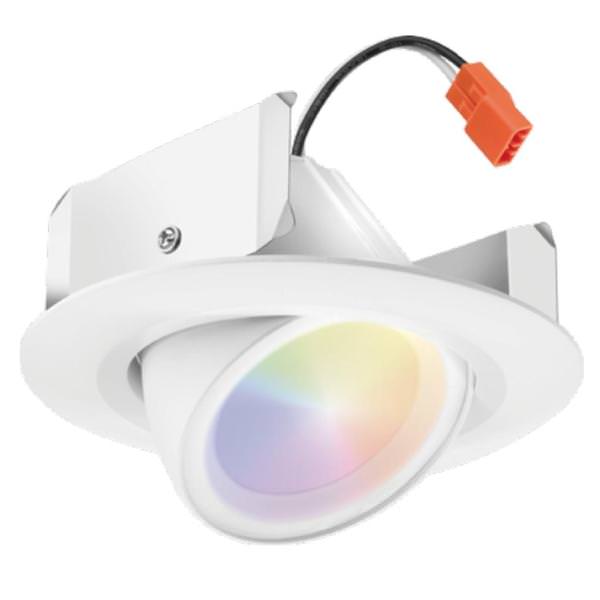 4" 8 watt 120 volt CCT Tunable RGB Dimmable Smart  LED