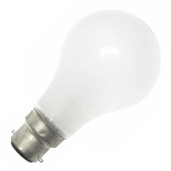 40 watt 120 volt A19 Double Contact Bayonet Frosted Pearl