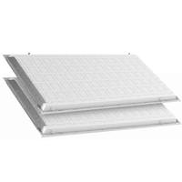 Keystone 2' x 4' 50 watt 120/277 volt 4000K Cool White Dimmable LED Slim Panel Fixture (2 Pack)