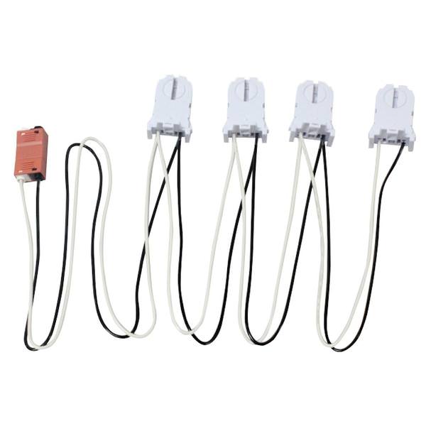 4-Lamp Wiring Harness for LED Tubes