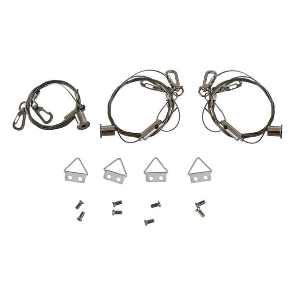 Cable Hanging Kit for Keystone LED Panel Lights (Includes 3 Cable Sets)