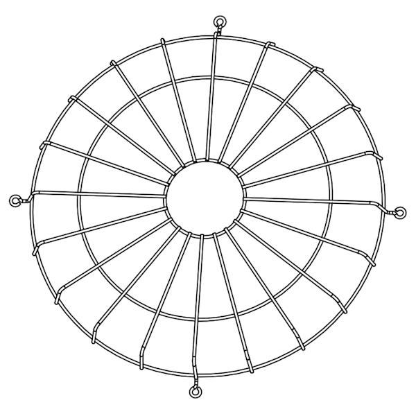 Wire Guard For Round High Bay Fixtures Wire Guard For Round High Bay Fixtures