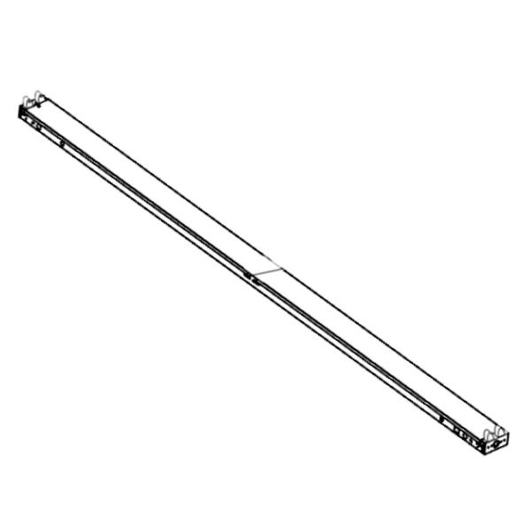 2 Lamp 8' 120/277 volt T8 LED Tube Ready Strip (Tubes Sold Separately)