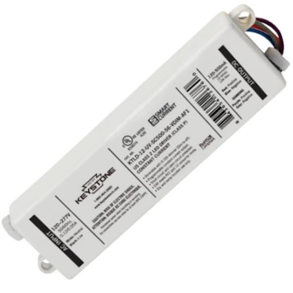 12 watt 120/277 volt Programmable Smart Current Dimmable Keystone Programmable LED Driver