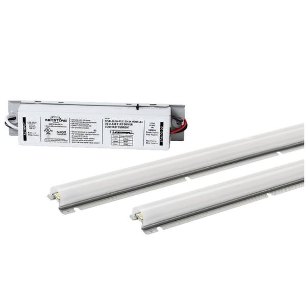 48" 2 Light 23/29/35 watt 120/277 volt 3500K Neutral White LED Dimmable Linear Retrofit Kit