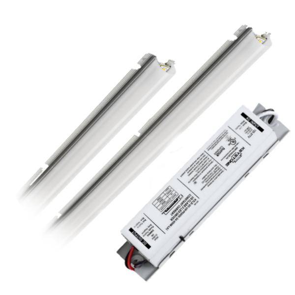 1' 11/16/20 watt 120/277 volt 3500K Neutral White Dimmable LED Retrofit Troffer