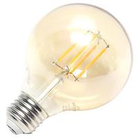 Keystone 4.5 watt 120 volt G25 Medium Screw Base 2200K Warm White Amber LED